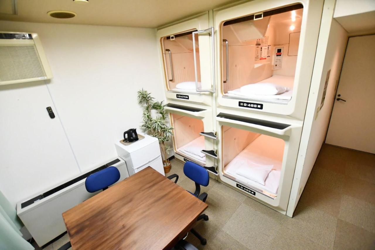 Capsule Hotel Asahi Plaza Shinsaibashi Ōsaka Eksteriør bilde